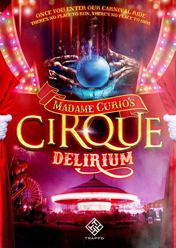 Madame Curio's Cirque Delirium escape room poster
