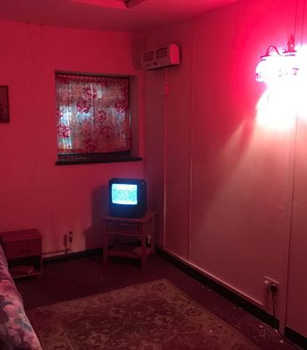 Motel escape room interior