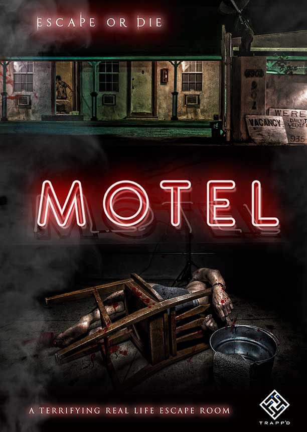 Motel escape room poster