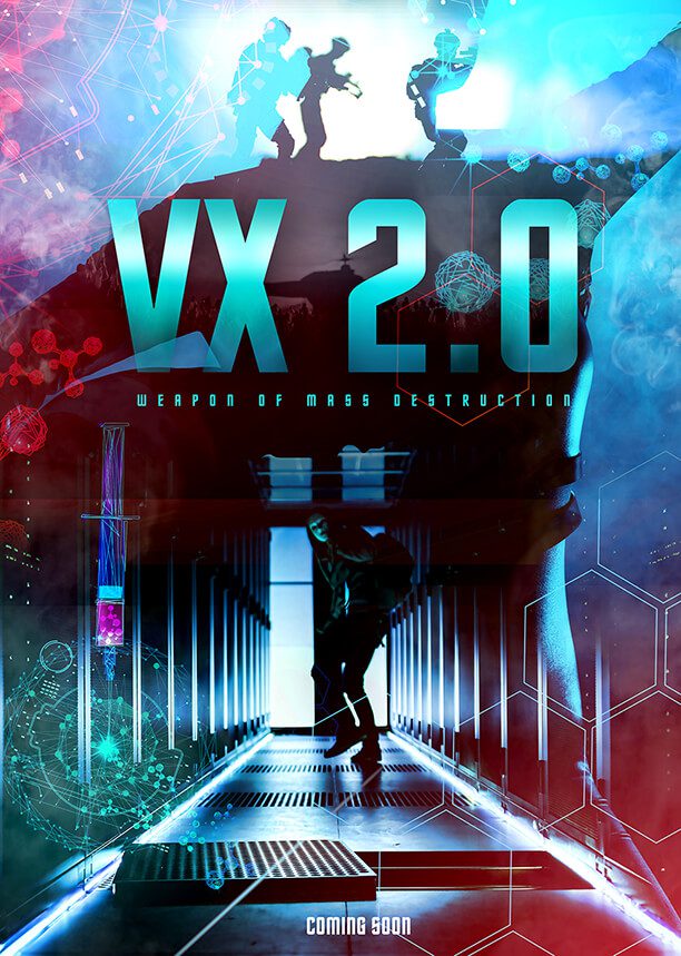 VX 2.0 escape room poster