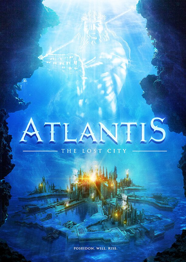 Atlantis the lost city escape room poster